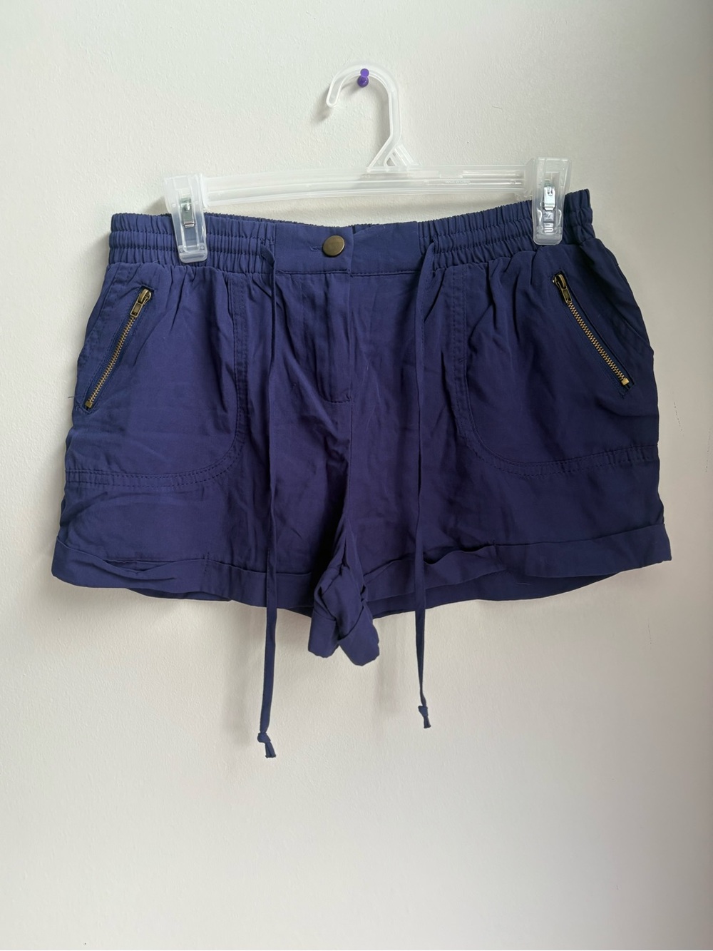 Forever 21 Navy Blue Women's Cargo Shorts